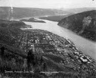 Photograph of Dawson City, Yukon, taken in 1901.