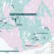 Map of Li-FT’s Yellowknife Lithium project in Northwest Territories.