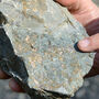 A grab sample showing significant mineralization from Nickel Shäw project.