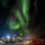 Northern Lights at a rare earths mining operation in Northwest Territories.