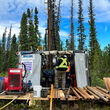 Osisko crew working on drill pad at Pine Point project.
