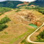 Heap leach open pit gold mine project near Dawson City Yukon