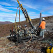 GT RAB drilling at Vertigo gold discovery JP Ross White Gold District Yukon