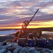 Gold exploration drilling greenstone belt Nunavut Canada