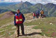 ATAC Resources CEO Graham Downs at Rackla Gold exploration project Yukon