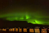 The northern lights above Osisko Metals' Pine Point project.