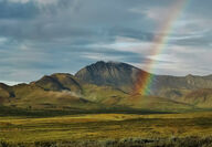 A rainbow at the Lik zinc exploration project in Northwest Alaska.