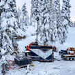 Winter drilling rig Eskay Creek gold silver project northwestern BC