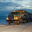 Lynden truck at Teck Resources Red Dog zinc lead silver mine Northwest Alaska