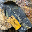 Mineralization in road cut at Nico copper gold bismuth copper mine project NWT
