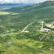 Aerial view of the Bornite camp in Alaska’s Ambler Mining District.