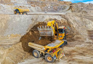 Open pit shovel and truck mining heap leach gold recovery Yukon