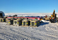Mineral exploration drill program Nunavut.