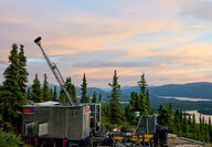 A drill pad on the slopes of CAVU Energy Metals' Star project.