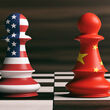 China US rare earths critical minerals trade strategies wars Chess graphic