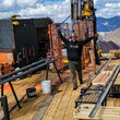 With Alaska mountains as a backdrop, drillers test a high-grade gold deposit.