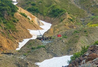 HighGold Mining Johnson Tract Alaska assay results resource estimate map JT gold