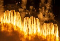 Rocket engine nozzles use tungsten for its durability, high melting point.