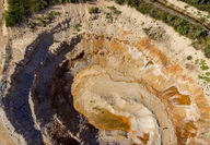 Historical zinc lead mining near Hay River NWT
