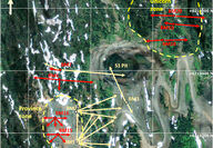 Nova Minerals Estelle gold exploration map Alaska