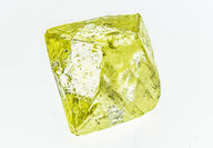 A 151.6-carat gem-quality yellow diamond recovered from a northern Canada mine.