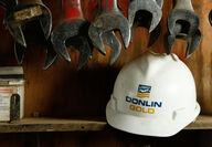 Donlin Gold hardhat and tools exploration drilling delayed due to Covid 19