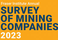 Banner for Fraser Institute Annual Survey of Mining Companies 2023.