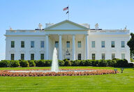 The White House during a spring day in Washington, DC.