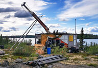 Drill tests for gold at Indin Lake project in Canada’s Northwest Territories.