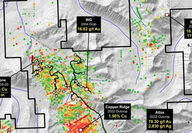 Map showing the 2022 surface sampling at ATAC Resources' PIL property.