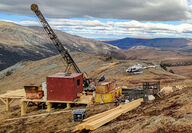 White Rock Minerals Red Mountain Dry Creek deposit Alaska WTF map drill program