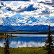A breathtaking photo of the Denali National Park in Alaska.