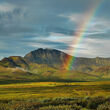 Rainbow at Lik zinc lead silver mineral exploration project Northwest Alaska