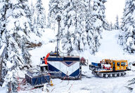 Winter drilling Eskay Creek gold silver property northwestern BC