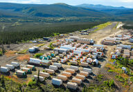 Donlin Gold mine project camp Kuskokwim River region Southwest Alaska