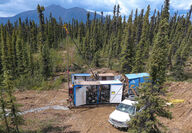 Banyan Gold Yukon Canada Aurex Hill AurMac Powerline Phase 1 drilling map