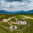 Snowline Gold’s camp in eastern Yukon, Canada.