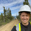 Banyan Gold President and CEO Tara Christie oversees drilling at AurMac.