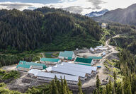 The camp at Skeena Resources’ Eskay Creek mine project in Tahltan Territory.
