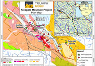 Triumph Gold Yukon Canada artificial intelligence Freegold Mountain map