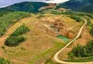 Past producing heap leach gold mine in the Yukon Golden Predator Mining