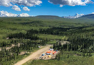 Zinc copper silver gold exploration camp Red Mountain Alaska Range