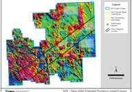 Joy porphyry gold-copper exploration drill target map Amarc Resources BC