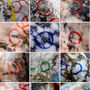 Collage of 12 photos showing VG observed in drill core from Golddigger.