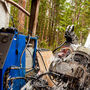 A drill tests the Bokan Mountain critical minerals mine project in Alaska.