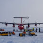 Plane delivering supplies LDG diamond project Northwest Territories