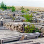 Thousands of boxes of historic drill core at the Pine Point zinc project in NWT.
