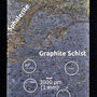 Closeup of graphite flakes and sphalerite (zinc mineral) in Nagvaak drill core.