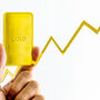 Gold bar rising investment chart Freegold Ventures Eric Sprott