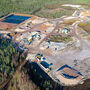 Aerial view of the Nechalacho rare earths mine in Canada’s NWT.